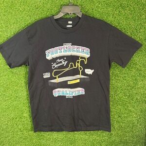 Hoka Footlocker Cross Country Qualifier T‎ Shirt Mens Large Black Short Sleeve